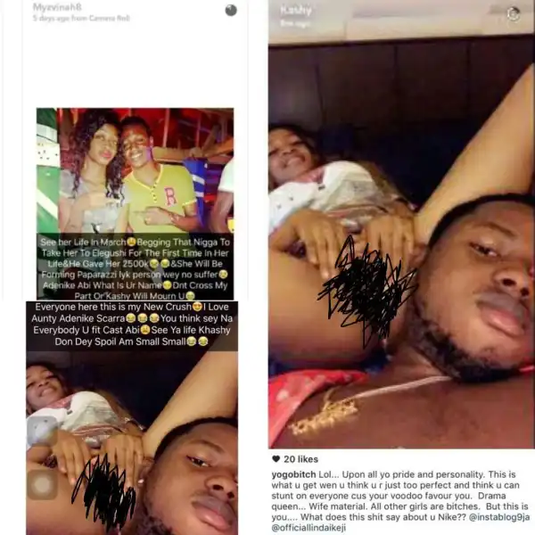 Lagos boy puts his crush on blast, posts her private part online